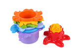 TECHNOK Stacking Cups (7 Pieces) - Sea Animal Shapes