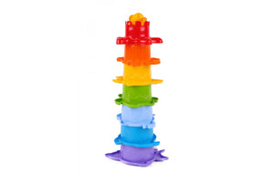 TECHNOK Stacking Cups 7 Pieces Sea Animal Shapes UToyz Toy Store